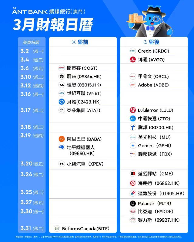 澳门蚂蚁银行限时交通补贴来啦，赴澳游客专享活动时间：3.19-3.31活动内容：凡是活动期间购买交通票目的地为澳门/珠海，单张票据大于等于300港币，交通票到达7日内成功开通蚂蚁银行（澳门）账户，凭「交通凭证+证券账户」提交到指定邮箱哈，即可领取交通补贴：150港币股票现金卡（3张50）；蚂蚁银行澳门🇲🇴请通过以下专属优惠链接注册，还可享受一折交易优惠： 