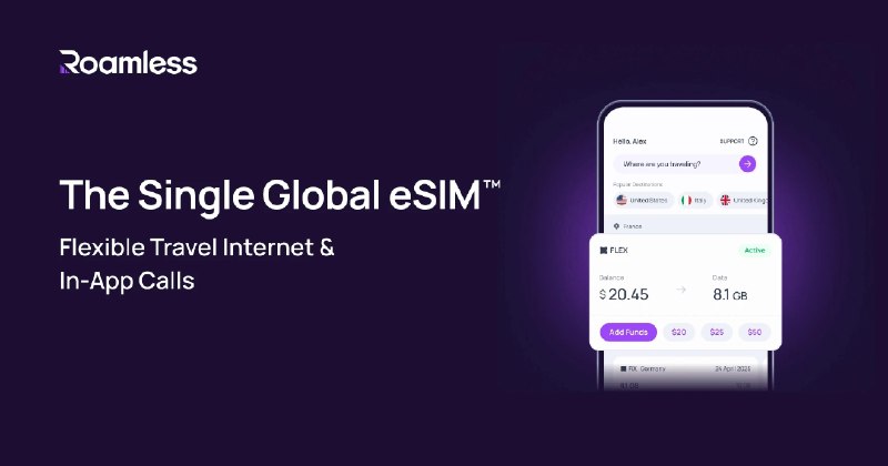Global eSIM, eSIM App | Roamless